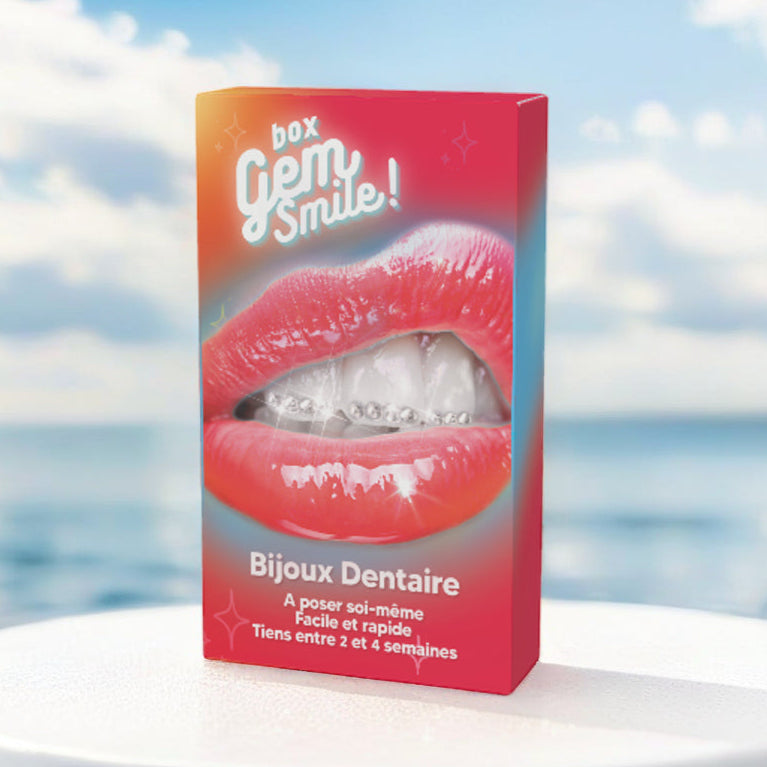 Kit strass dentaire complet GemSmile — contenu du kit DIY