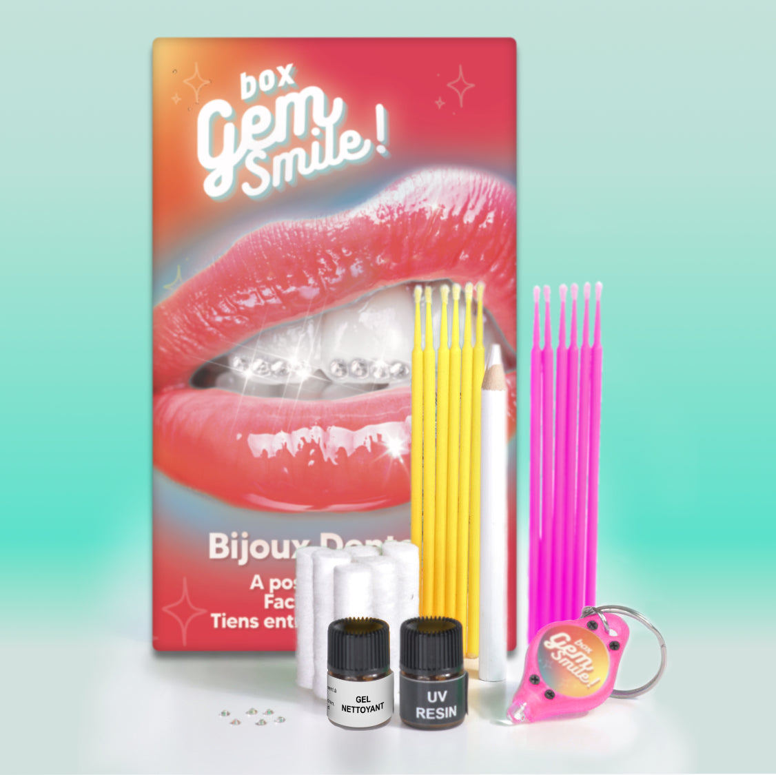 IJHYGD Kit Strass Dentaire Colle Dentaire Strass Tooth Gem Kit