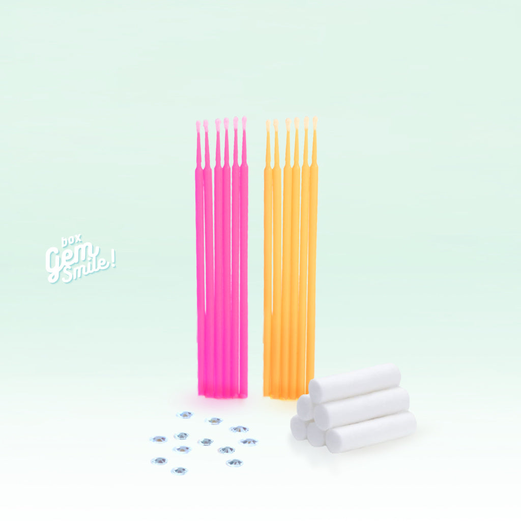 strass dentaire toothgems GemSmile recharge cristal bleu claire